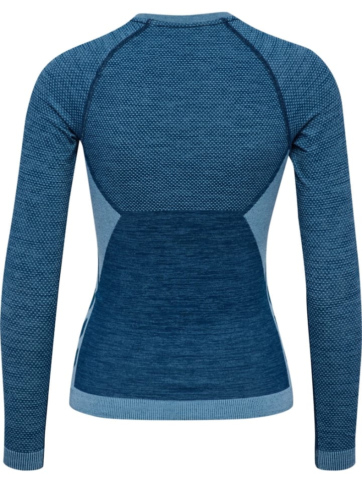 Sportshirt "Clea Seamless Tight T-Shirt Longsleeve" in Blau