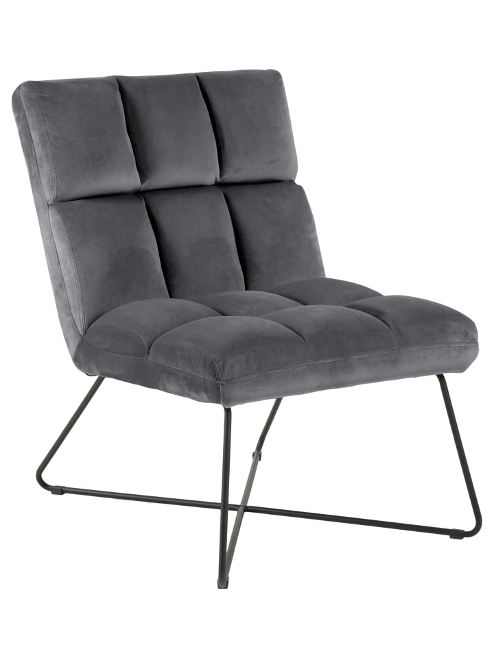 Sessel Alba Grau 62 x 86 cm