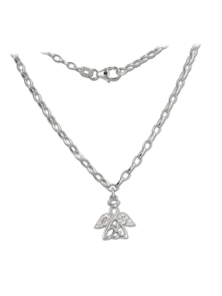 925 Sterling Silber Kinder Teenie-Weenie Silberschmuck Engel ca. 38cm