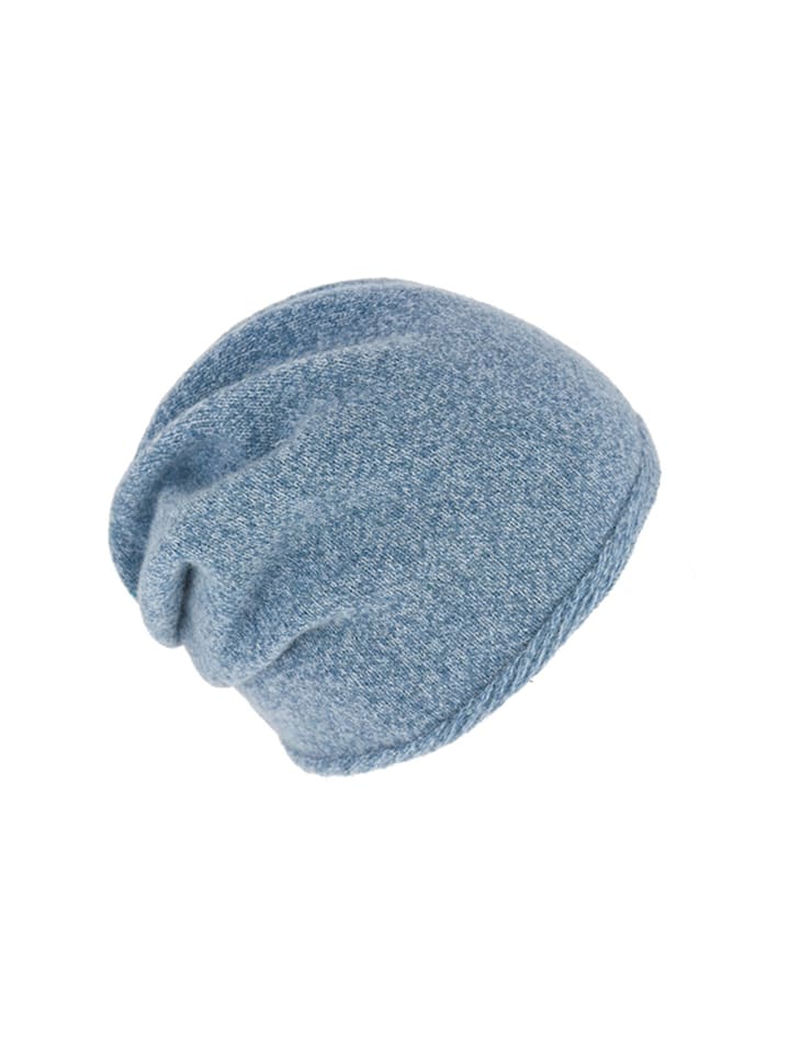Strickmütze in blau