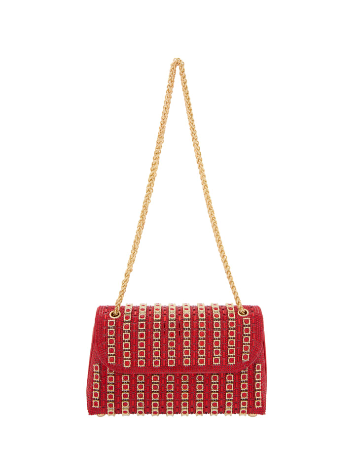 Women Flap Bag in Red