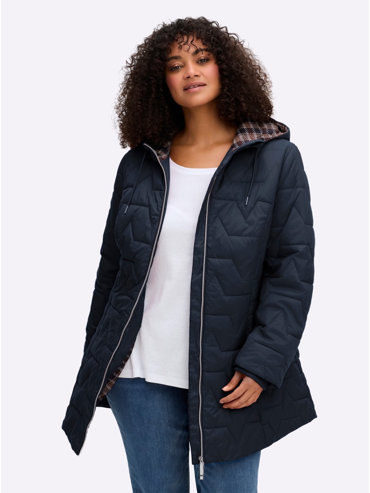 Jacke in tiefblau