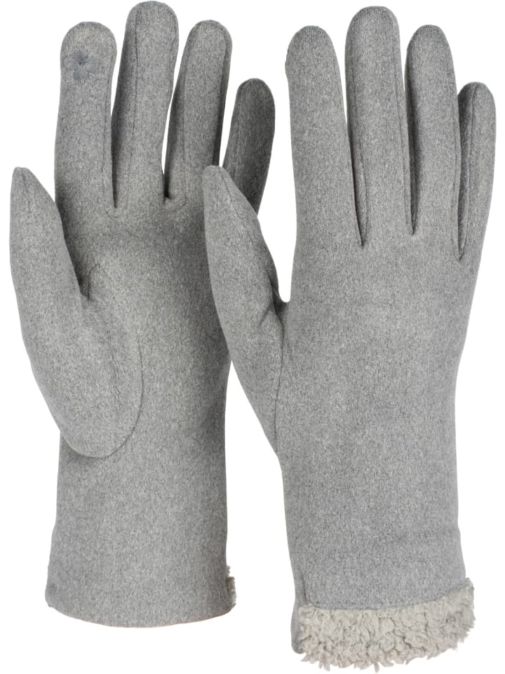 Touchscreen Handschuhe in Hellgrau