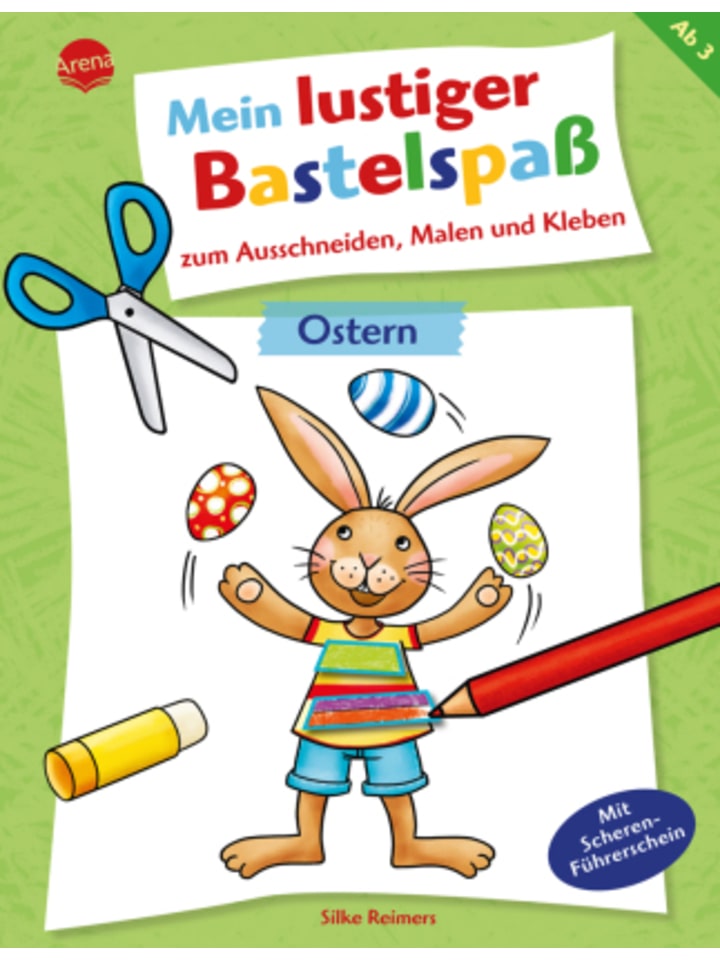 Buch - Mein lustiger Bastelspaß zum Ausschneiden, Malen und Kleben. Oster