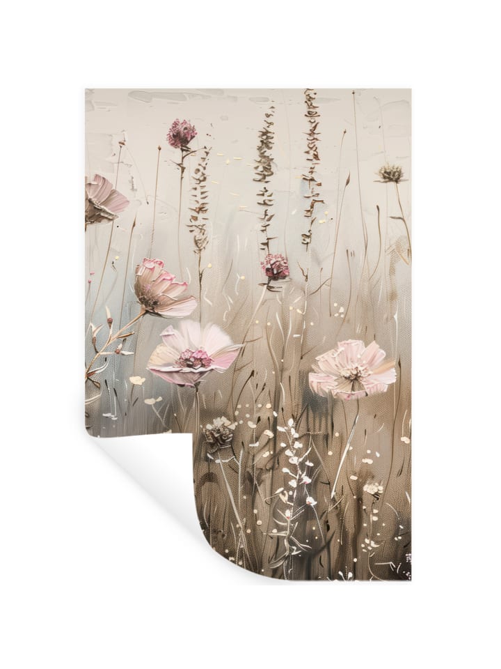 Wandtattoo Blumenfeld