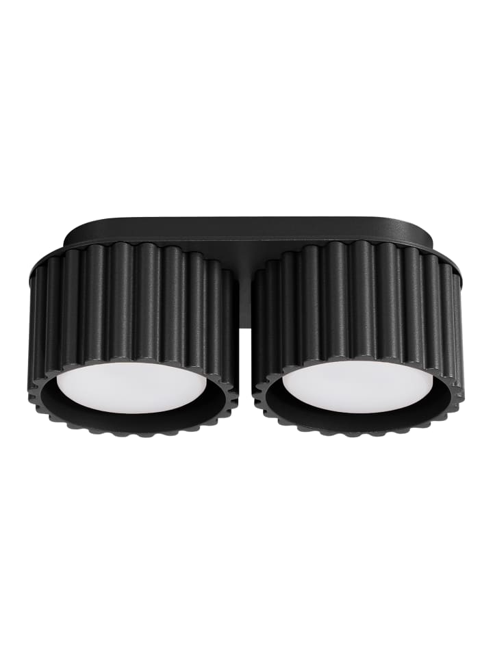Plafond ZORA 2 black H 8 cm