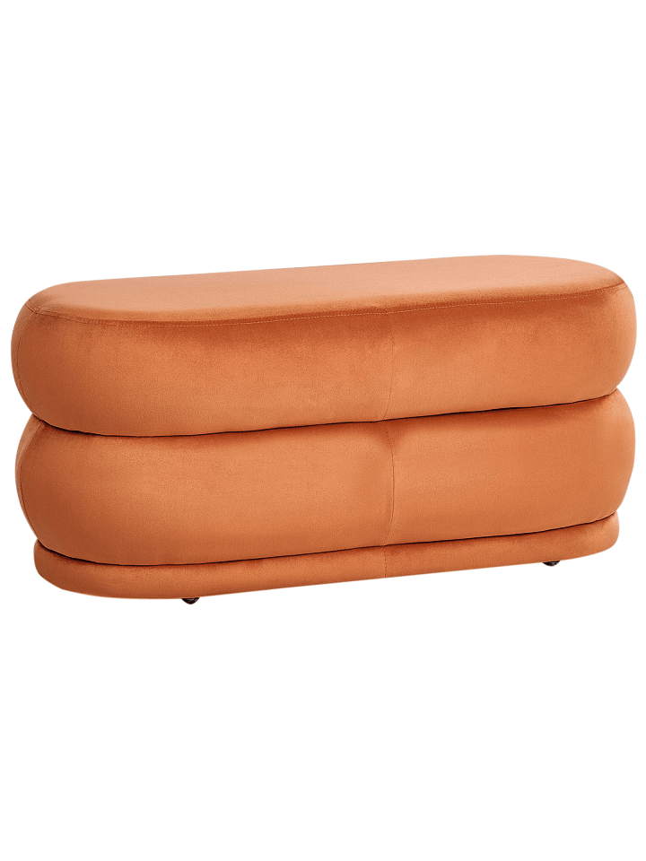 Bettbank ELLENDALE in Orange - (W) 90 x (H) 40 x (L) 41 cm