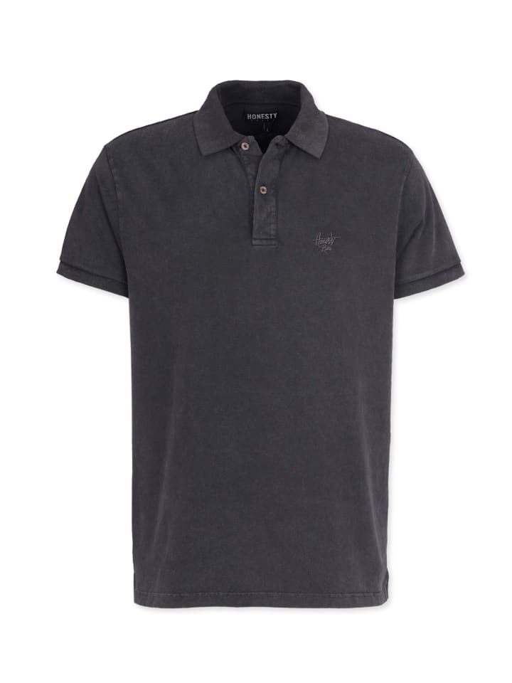 Shirt " Signature Vintage Polo " in faded-black