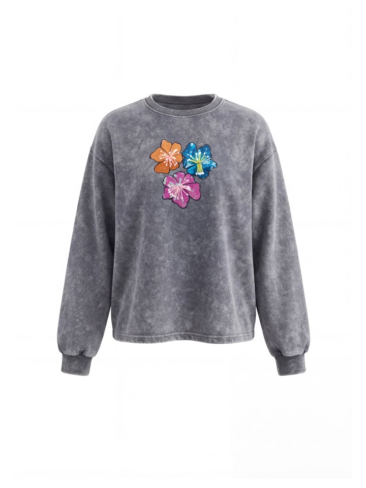 Women Sweatshirt in Grey