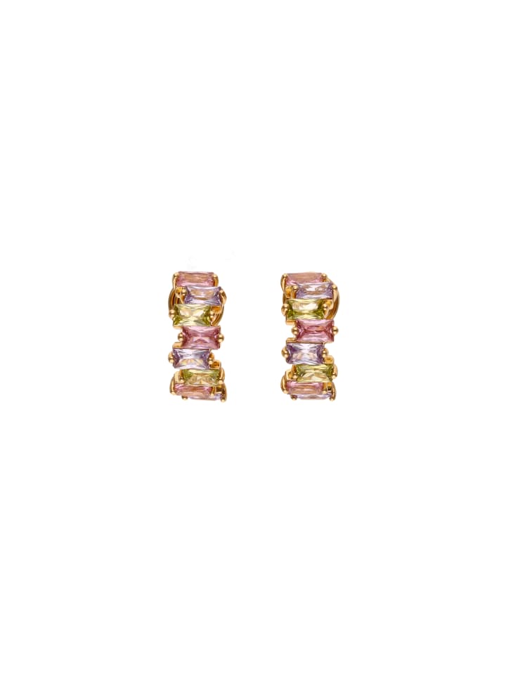 Women Clip On Earrings in Rose Gold