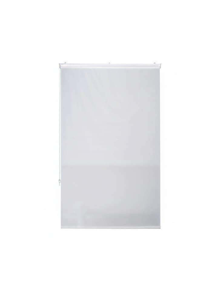 Duschrollo in Weiß - (B)100 x (H)240 cm