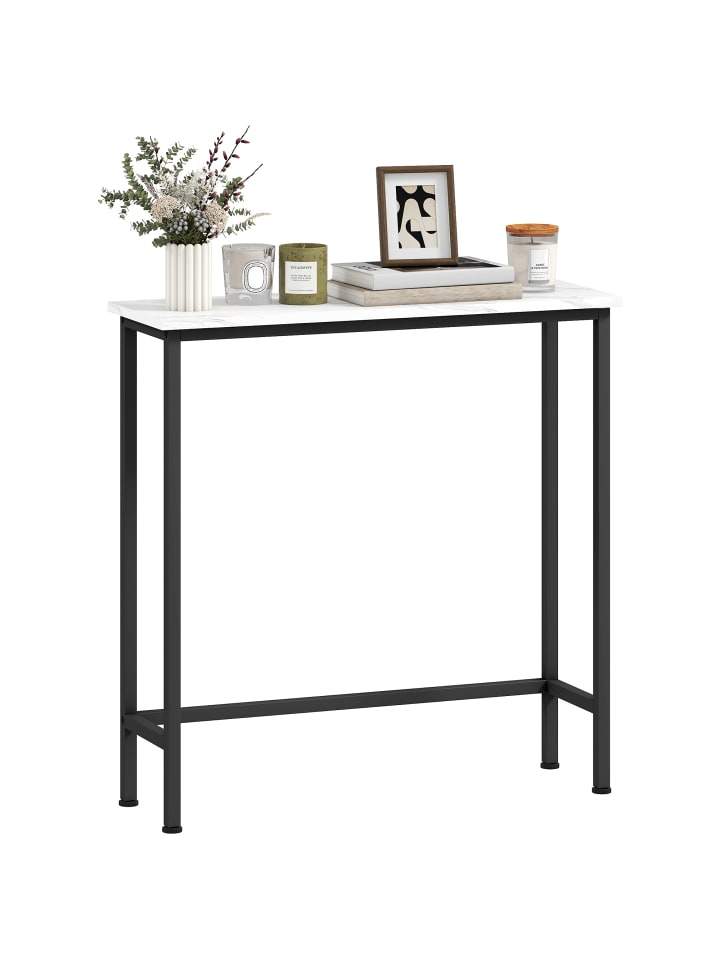 Konsolentisch in Schwarz 75L x 24B x 76H cm