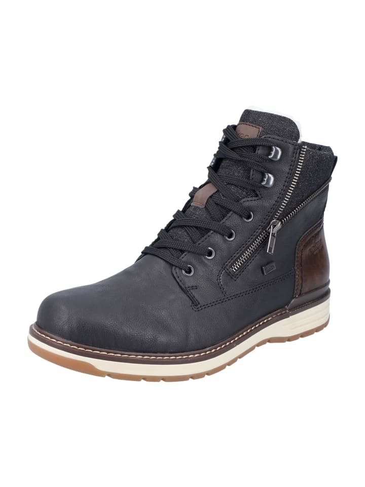 Schnürboots in Schwarz