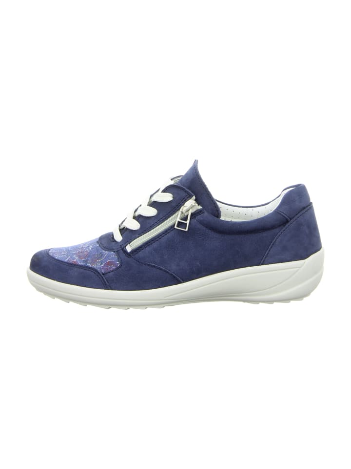 Komfort Schnürschuhe in Blau