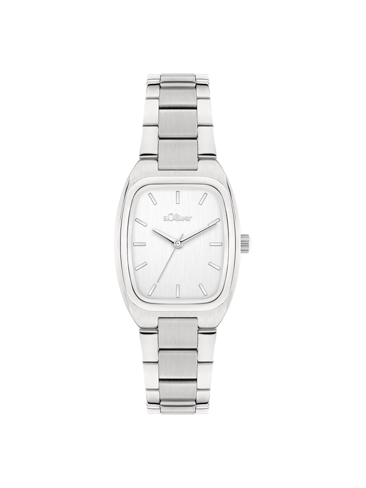 Armbanduhr The Modern Contour in silber