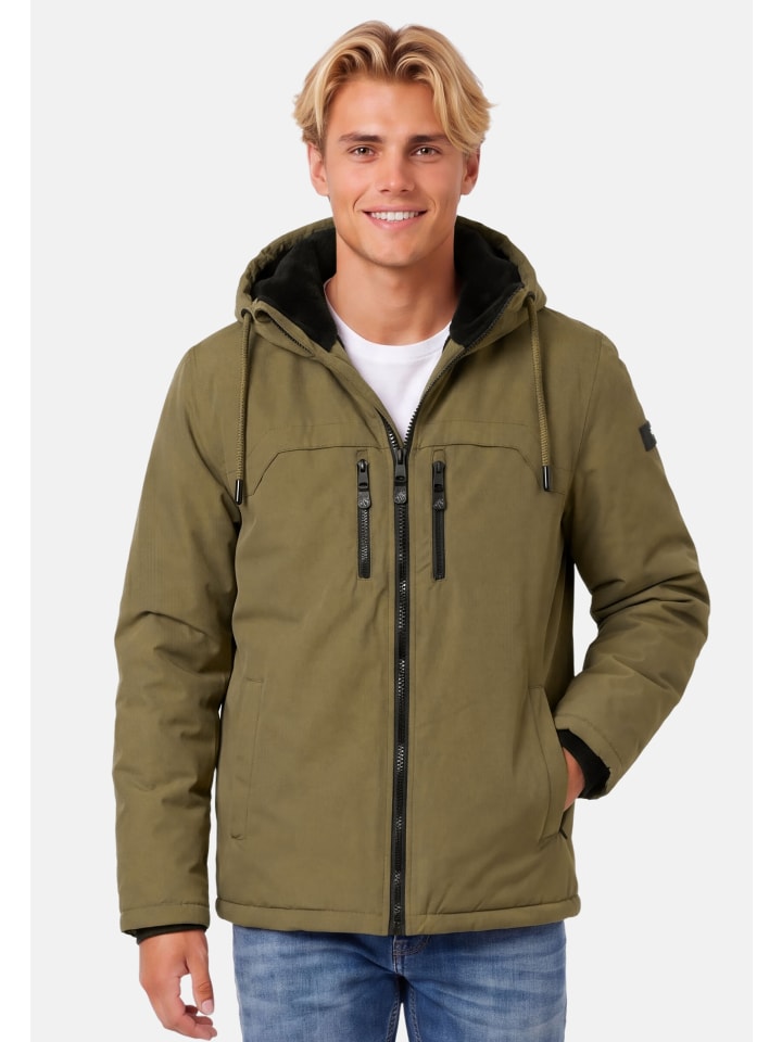 A. Salvarini Herren Winterjacke AS332 in Olive