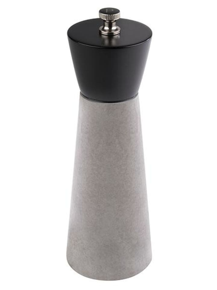 Pfeffermühle "ELEMENT" in Grau/Schwarz Ø 6 cm, H: 18 cm