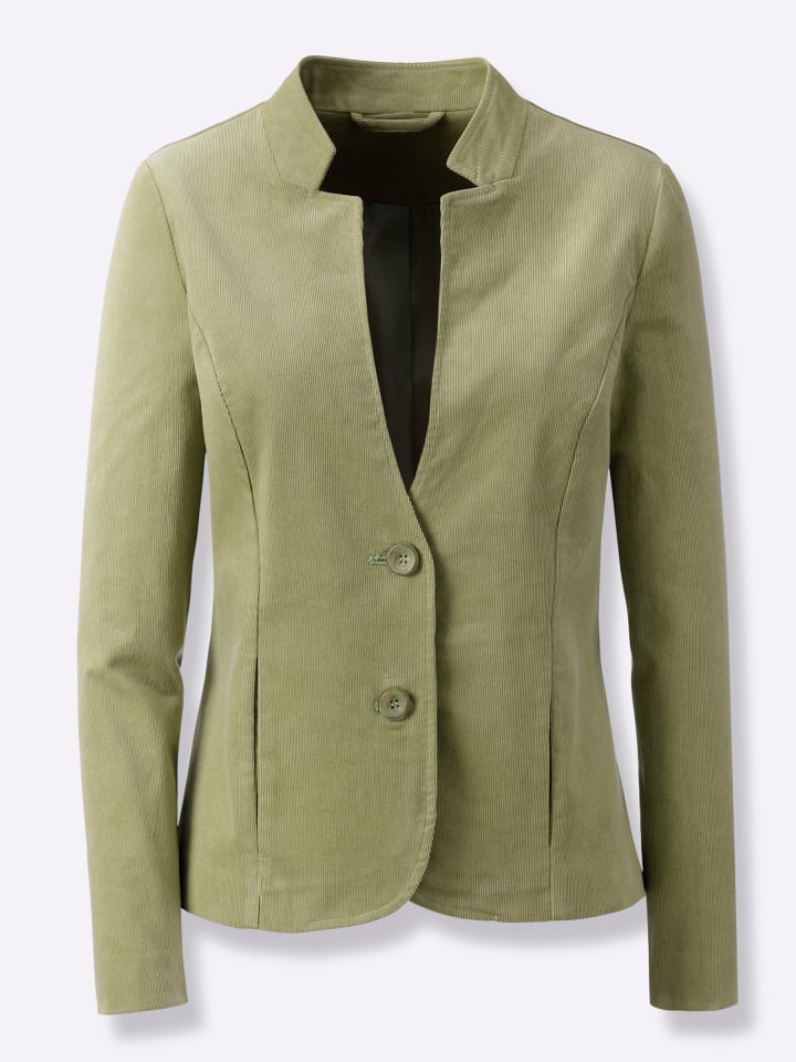 Cord-Blazer in schilf