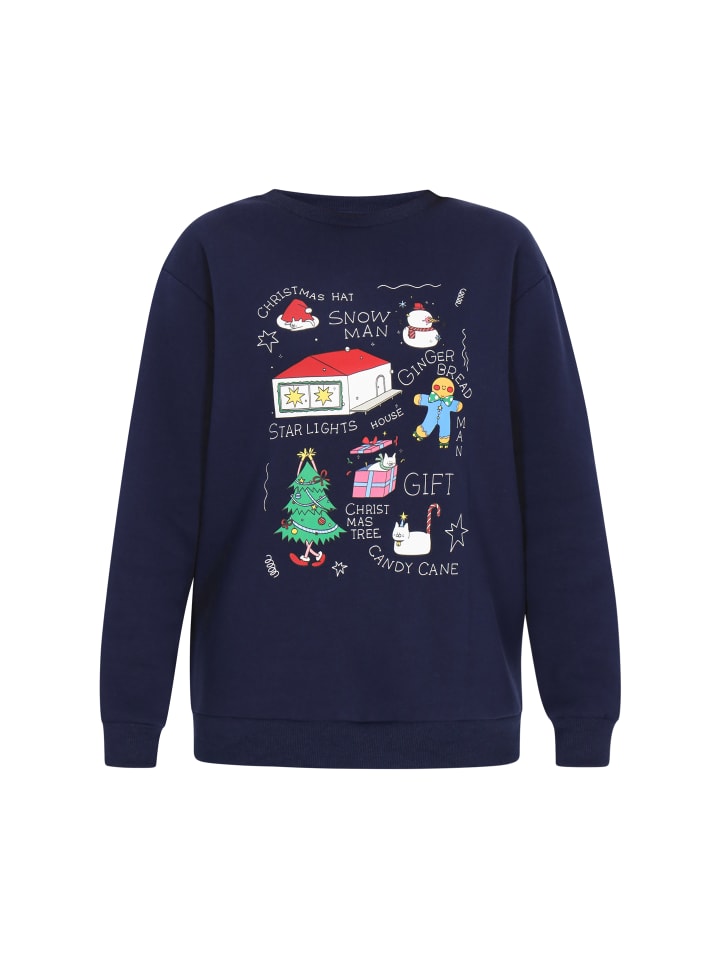 Women Sweatshirt in navy