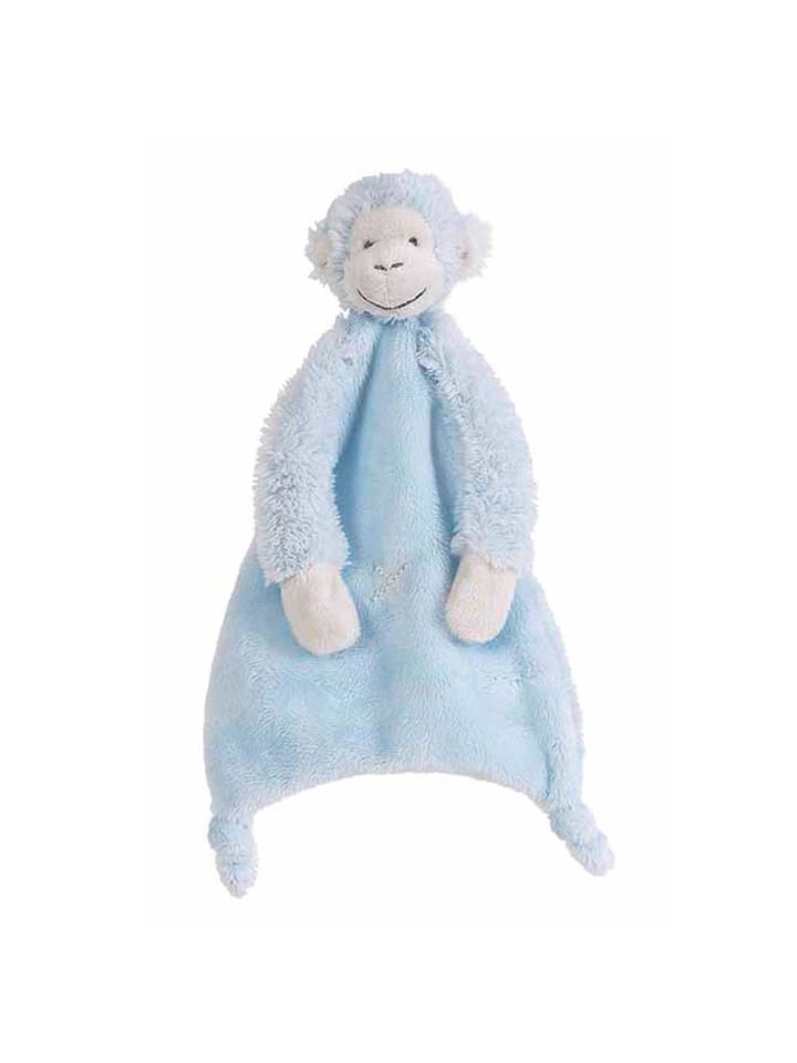 Baby Schmusetuch Affe Mickey blau 28 cm
