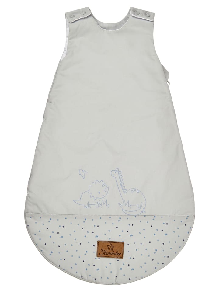Babyschlafsack 44 DINO Rexi in blaugrau