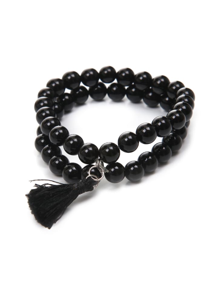Armband " Peppa " in schwarz