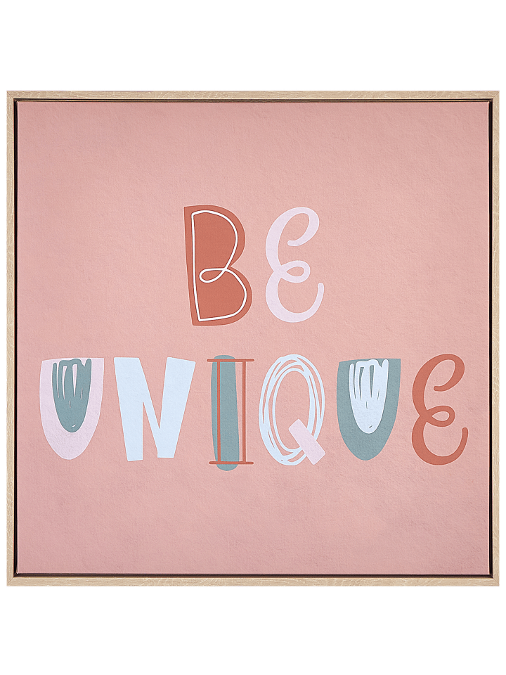 Canvas TAURISANO in Rosa - (W) 63 x (H) 63 x (L) 5 cm Vertikal