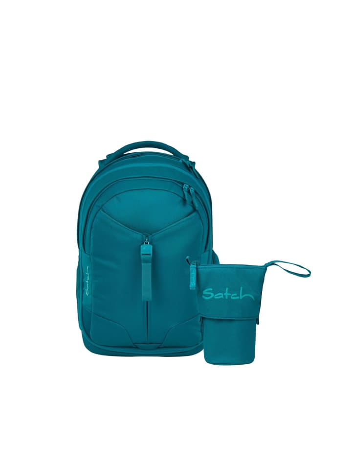 Schulrucksack-Set MATCH "Deep Petrol" 2-teilig in Blau