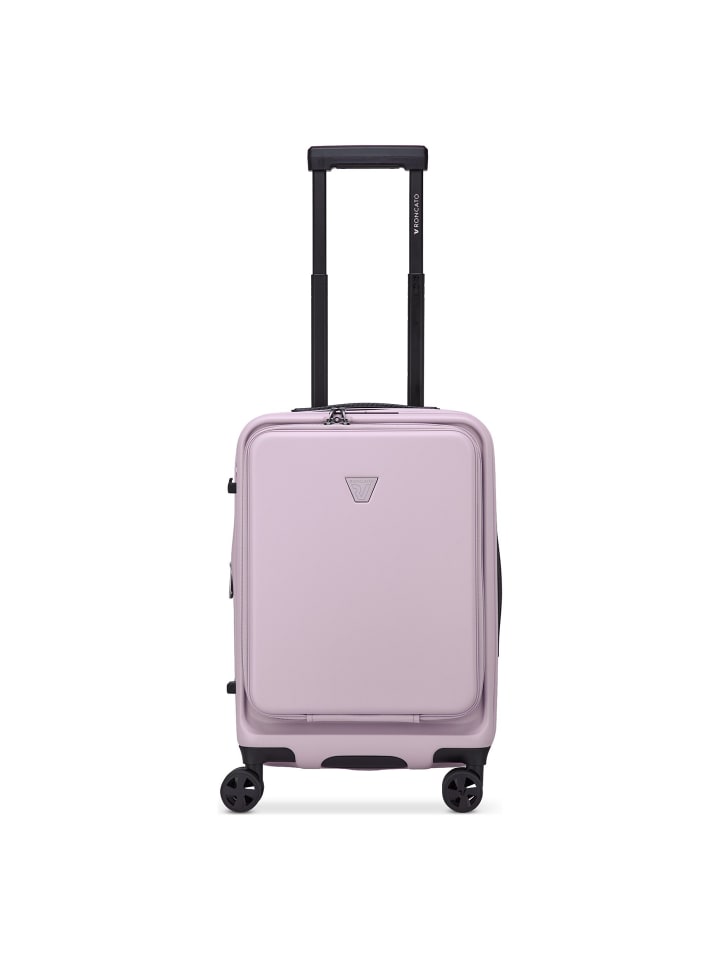 Florence 4 Rollen Kabinentrolley 55 cm Laptopfach mit Dehnfalte lilac
