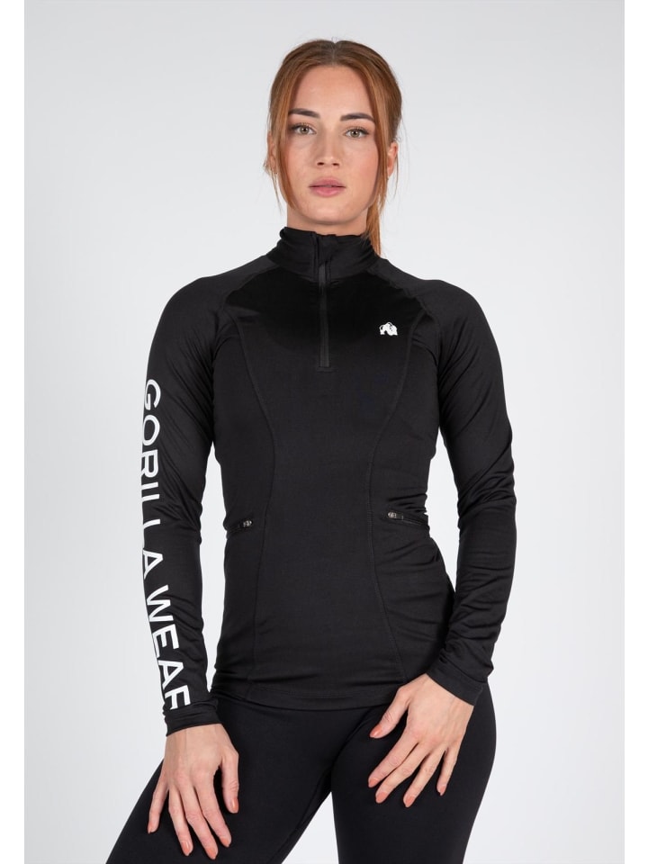 Langarm-Shirt - Peyton - Schwarz