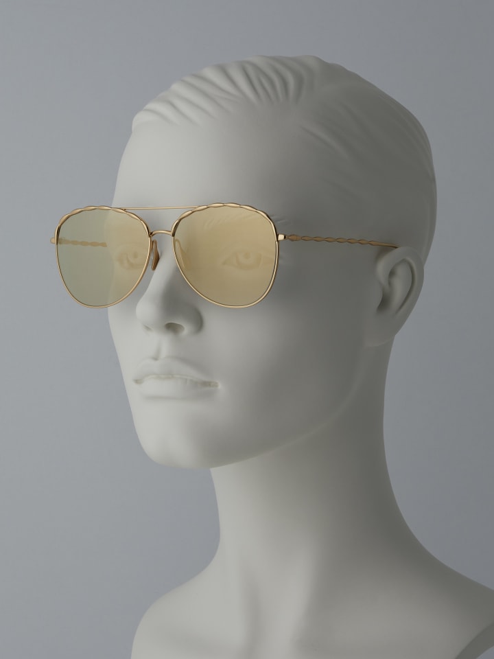 Sonnenbrille für Damen in gold