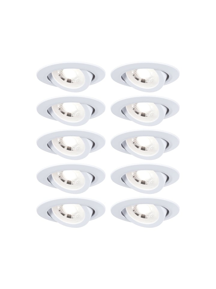 LED Einbauleuchte 10er-Pack schwenkbar