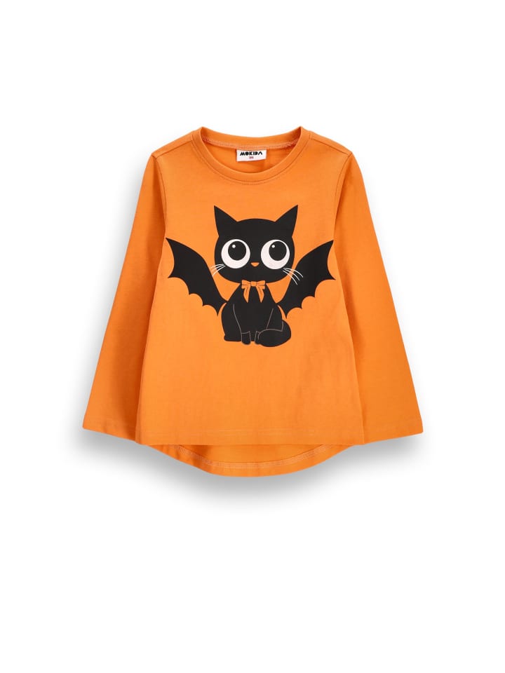 Langarmshirt in orange