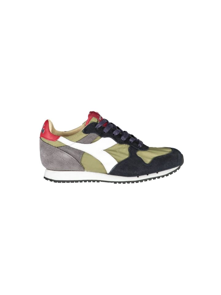 Grün Leder Damen Sneaker