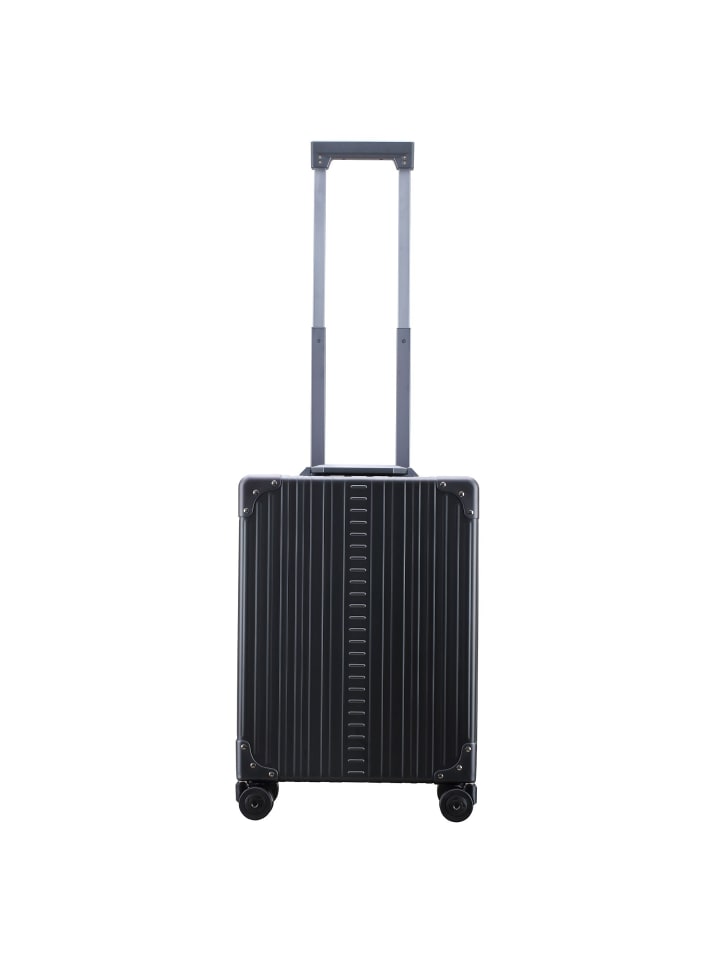 Business 4-Rollen Kabinentrolley Aluminium 55 cm schwarz