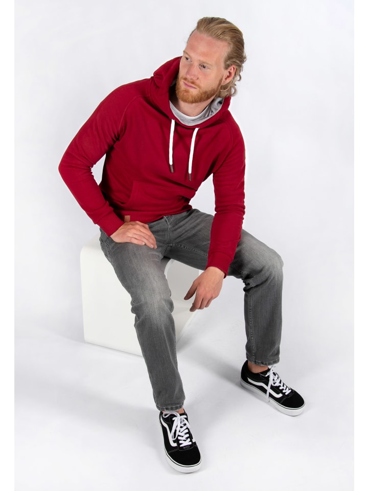 Hoodie Alessandro Salvarini Herren Hoodie AS290 in Bordeaux