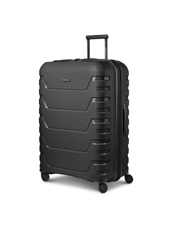 Edition 01 4 Rollen Trolley 76 cm mit Dehnfalte black