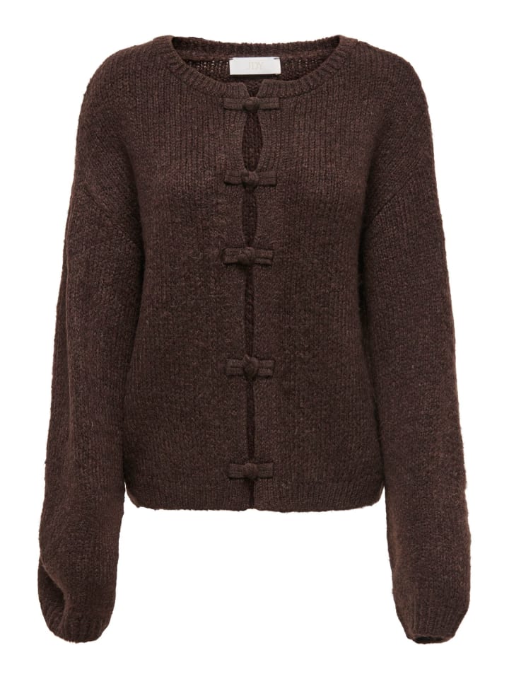Strick-Shirt in Chocolate Brown
