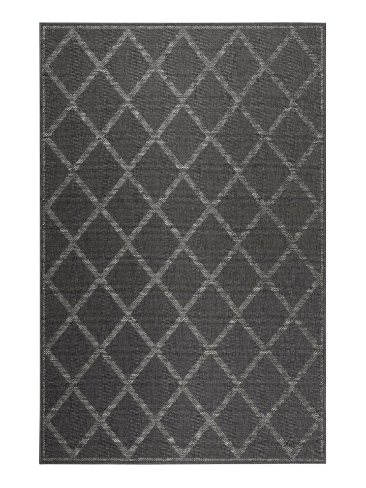 Outdoorteppich "Sparkle Outdoor (Rhomb)" in Navy/Silber