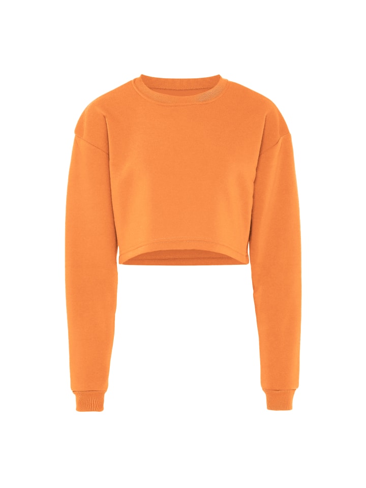 Damen Sweatshirt in Aprikose