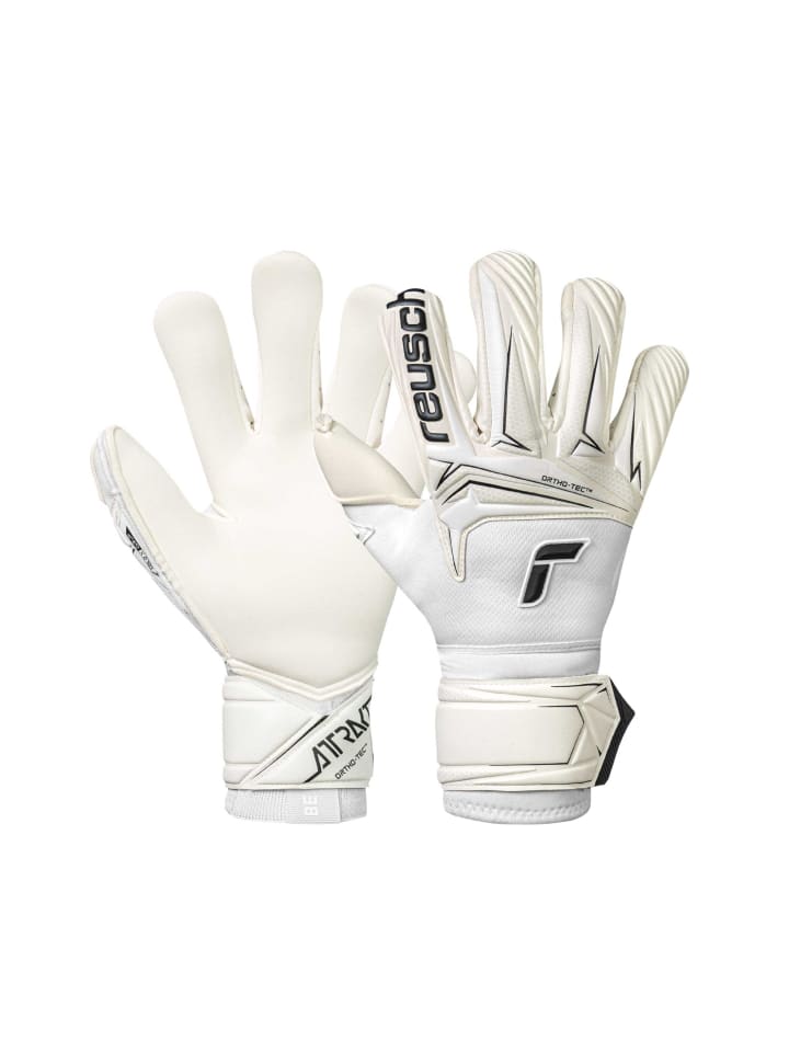 Torwarthandschuhe Attrakt Gold X Ortho-Tec in 1100 white