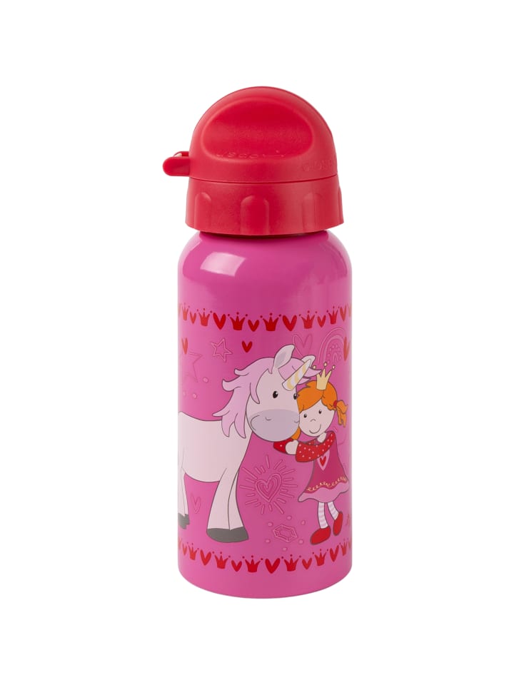 Edelstahl Trinkflasche 400 ml in pink