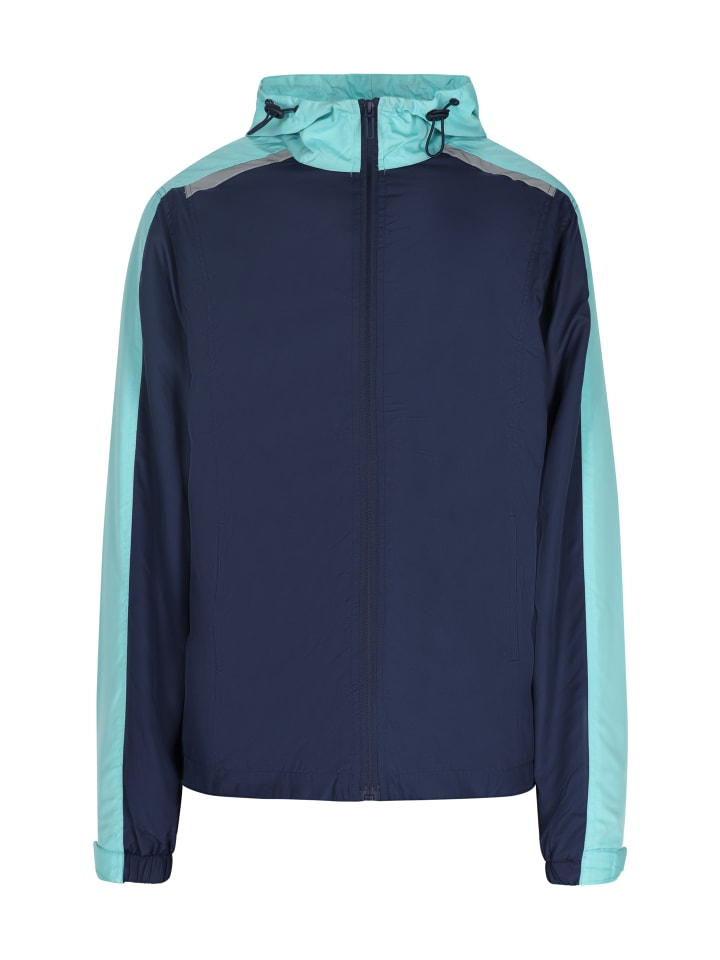 Men Jacket in Marine Türkis