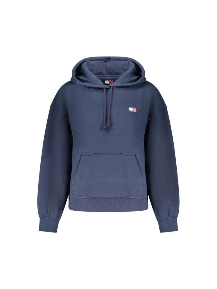 Blau Baumwolle Damen Sweatshirt