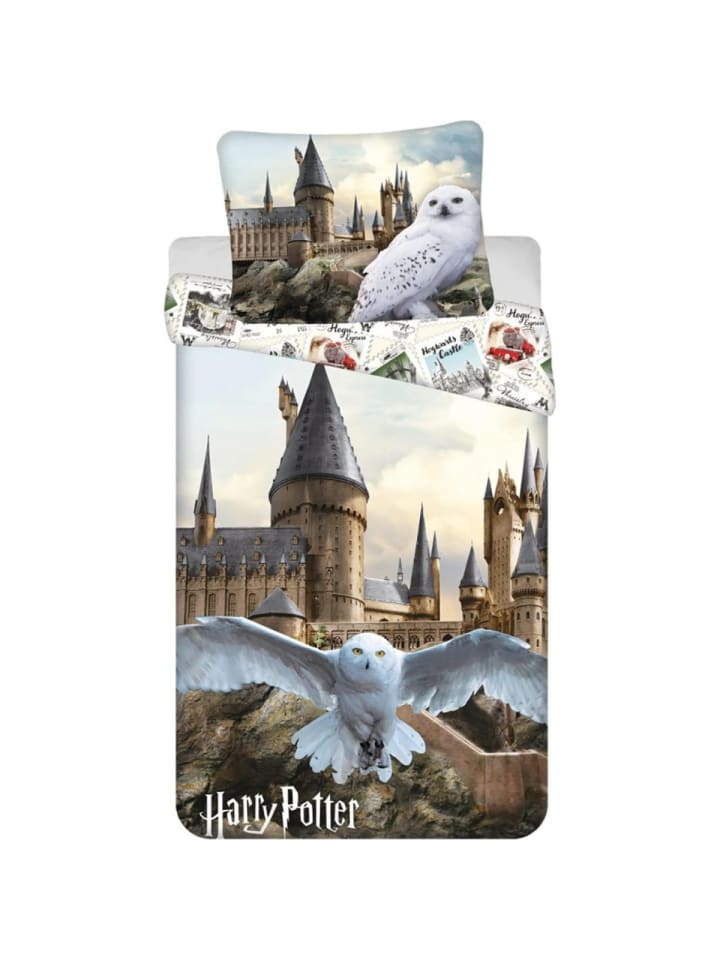 Harry Potter Hedwig Kinder Bettwäsche in Mehrfarbig