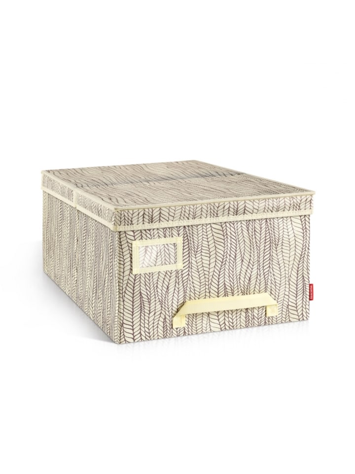 Kasten für Kleidung FANCY HOME 40x52x25cm in weiß
