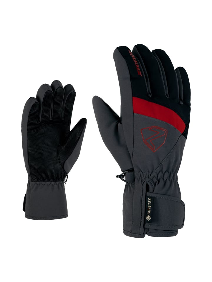 Handschuhe Leif-Z GTX Glove Junior in Anthrazit