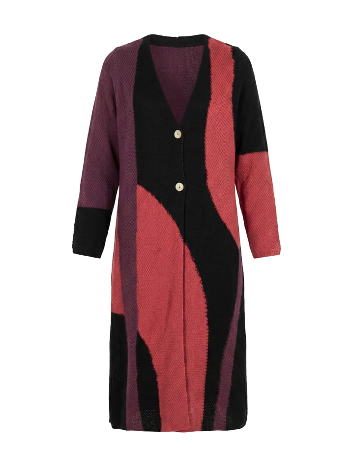 Strickjacke in burgunder