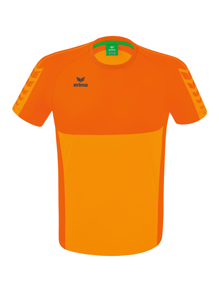 Herren Six Wings T-Shirt in new orange/orange