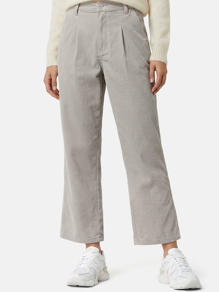 Cordhose "F142" - Regular Fit - in Grau